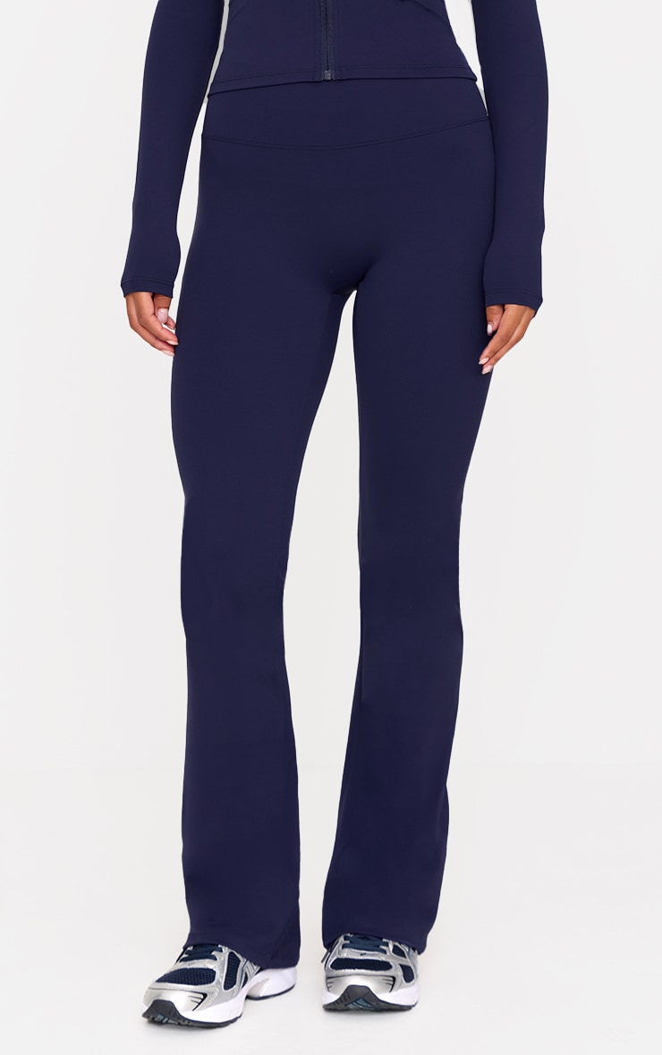 Pantalon de yoga droit en Sculpt bleu marine image 2