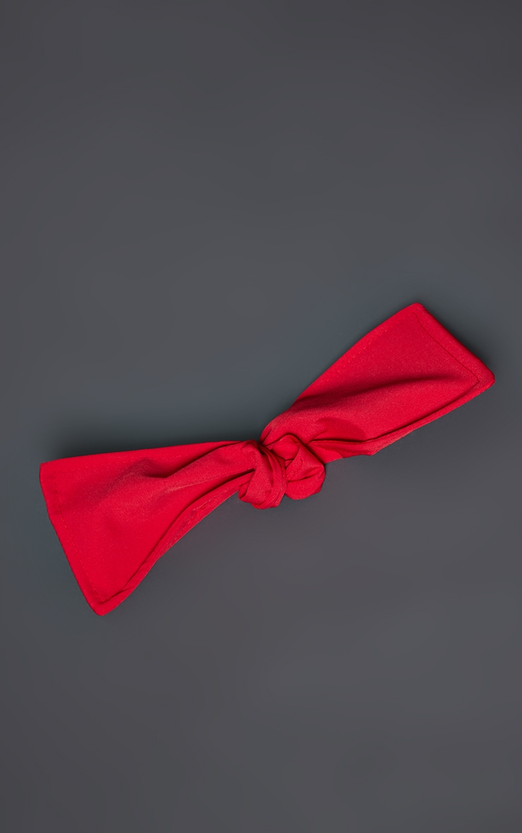 Red Wire Twist Bow image 3
