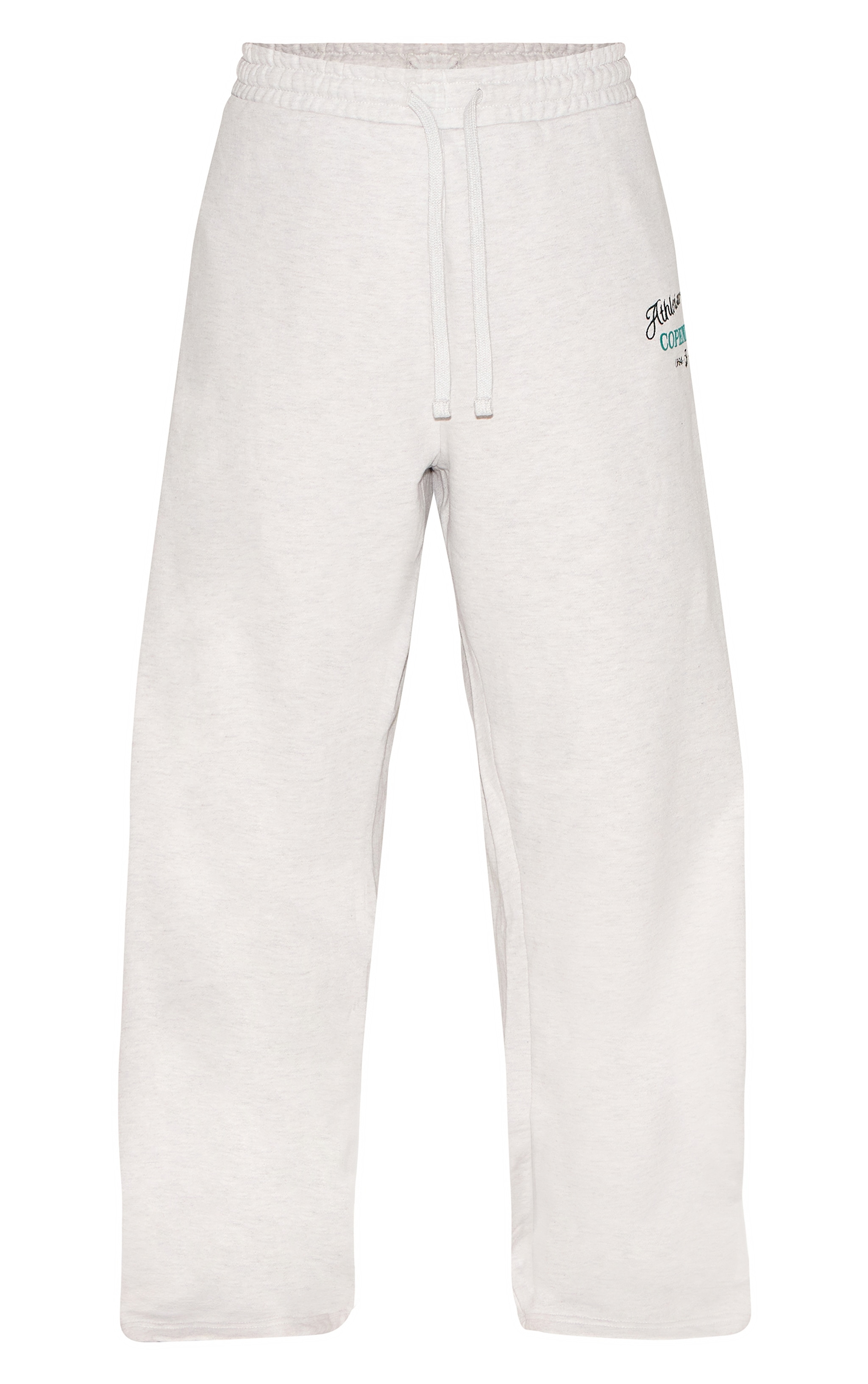 Plus Grey Premium New York Embroidered Straight Leg Sweatpants image 5