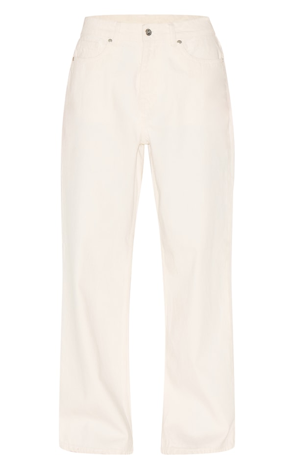 Pcsilke Mw Wide Colered Jeans Bright White main image 0