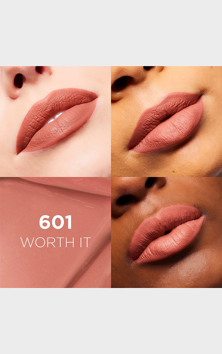 L'Oreal Paris Rouge à lèvres liquide Matte Resistance Nude Attitude 601 - Worth It image 2