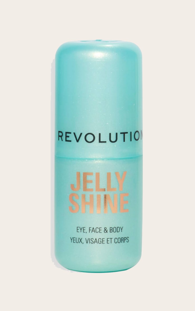Revolution Jelly Shine Eye, Face & Body Highlight Stick Mermaid Green image 2