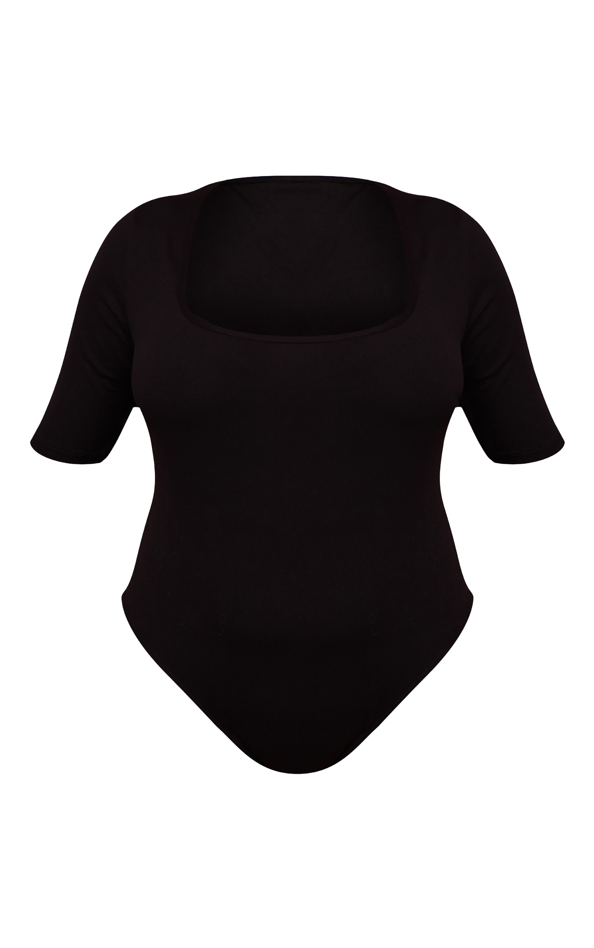 Plus Black Sculpt Scoop Neck  Bodysuit image 5