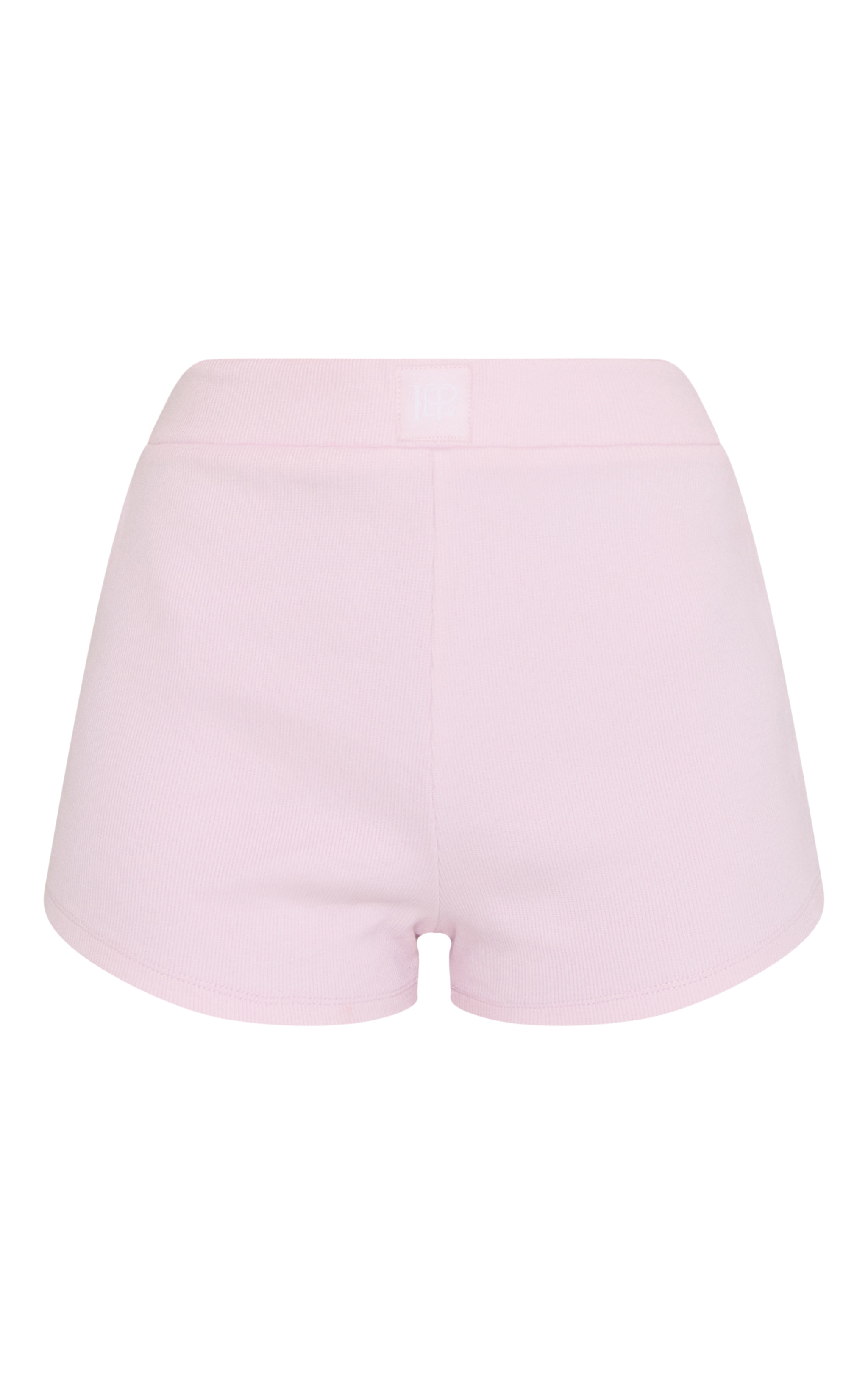 PrettyLittleThing Pink Sleep Tonal Satin Emblem Boxer Shorts image 6