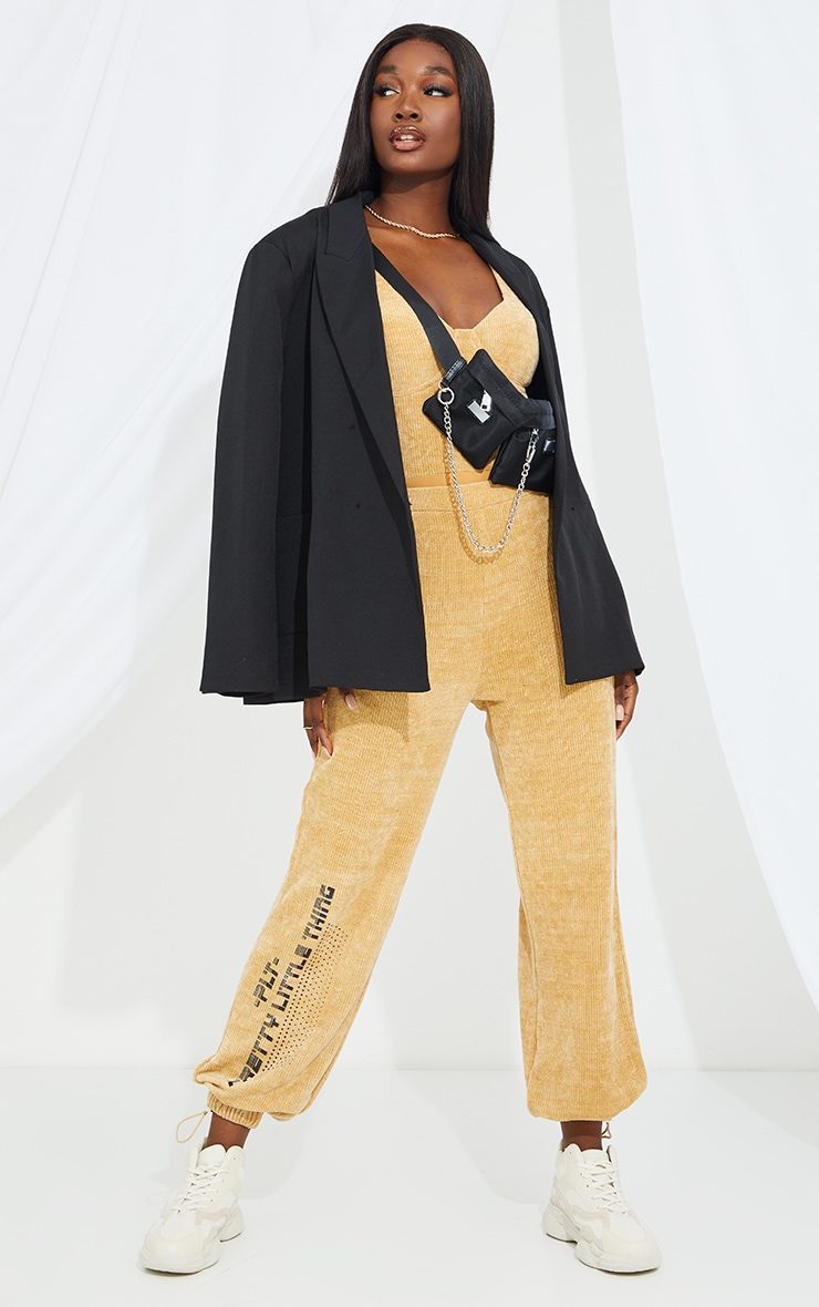 Tall Stone Chenille Oversized Joggers