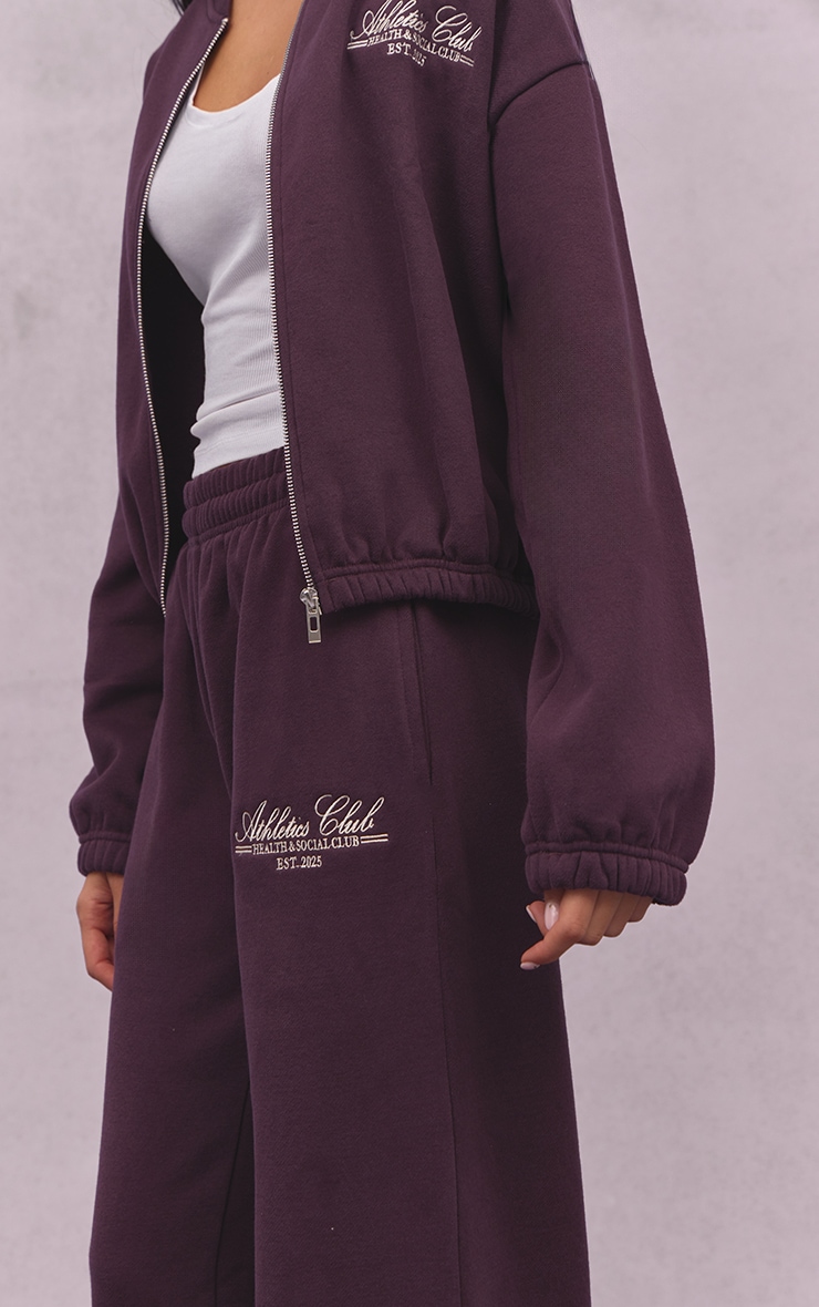 Plum Athletics Club Cotton Fleece Straight Leg Sweatpants image 4