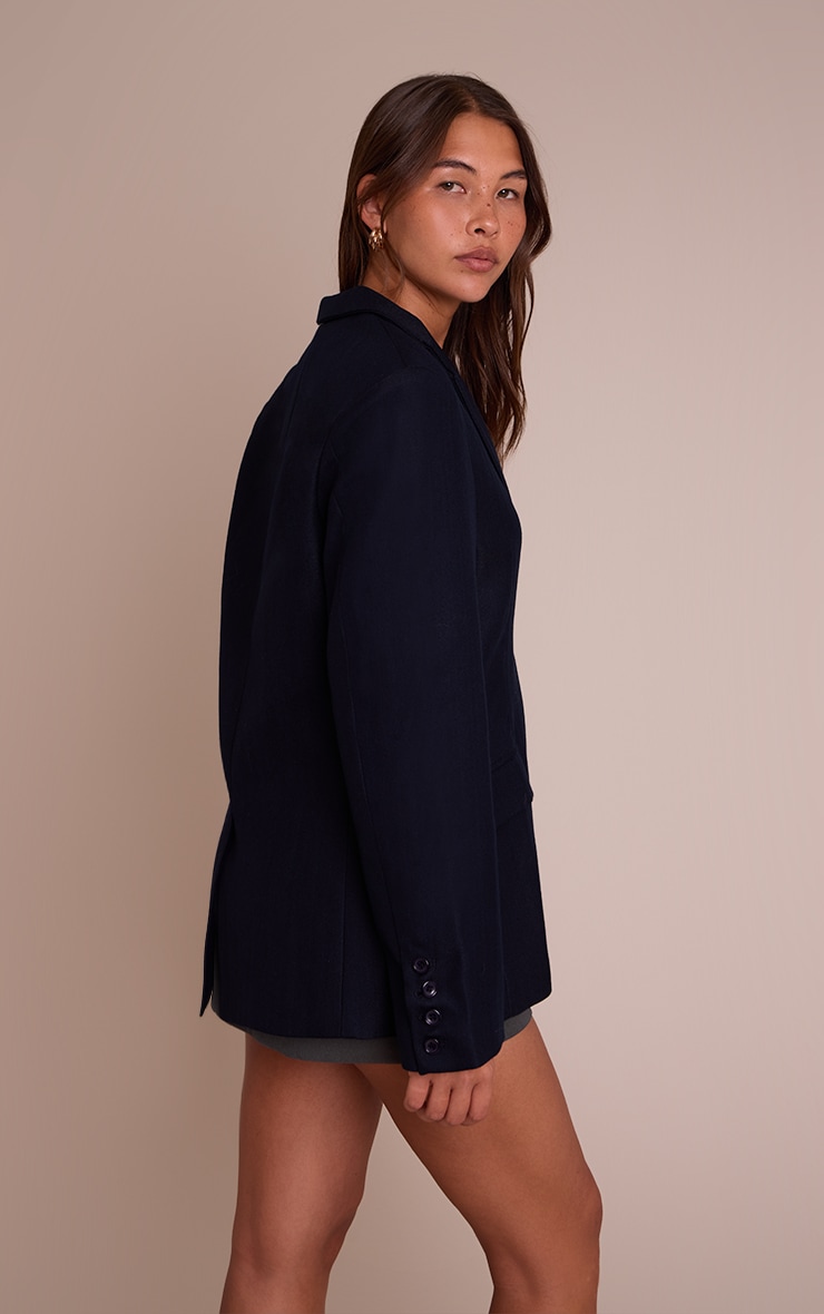 Navy Boyfriend Premium Blazer image 2