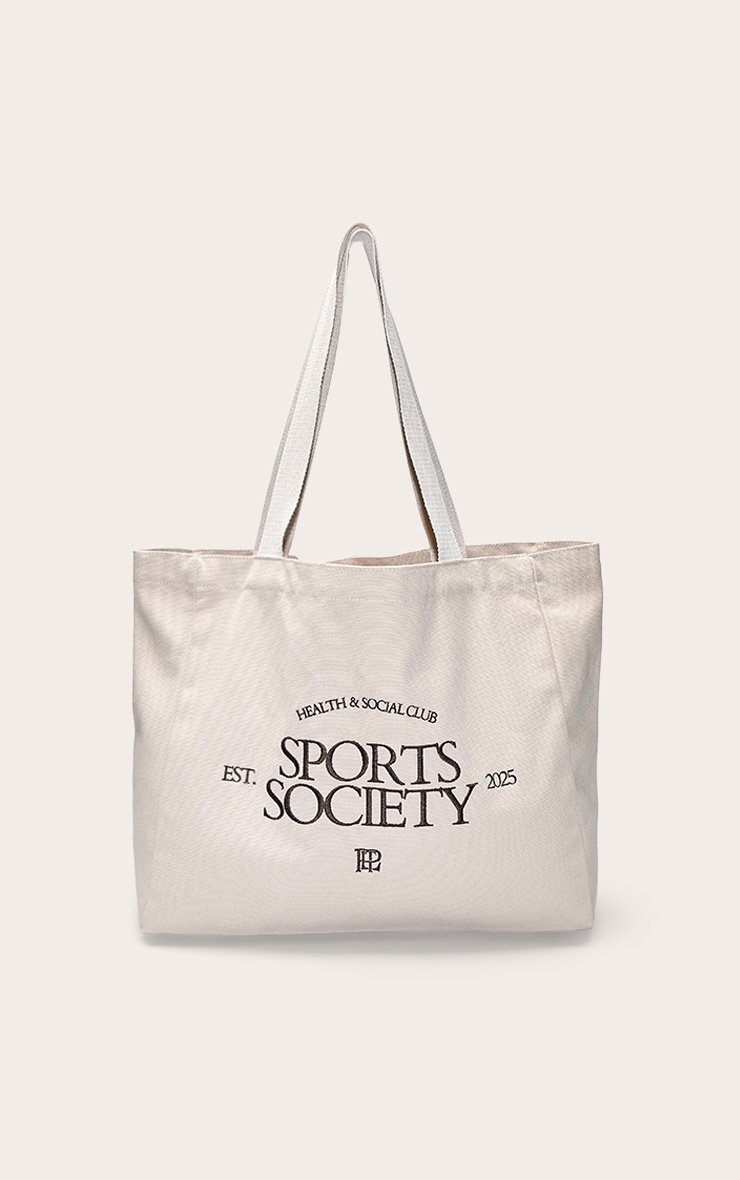 Natural Sports Society Canvas Tote Bag image 2