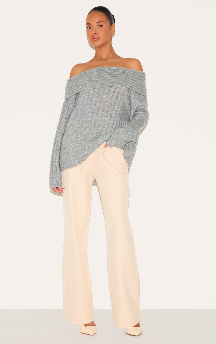 Stone Tailored Woven Straight Leg Pants image 2