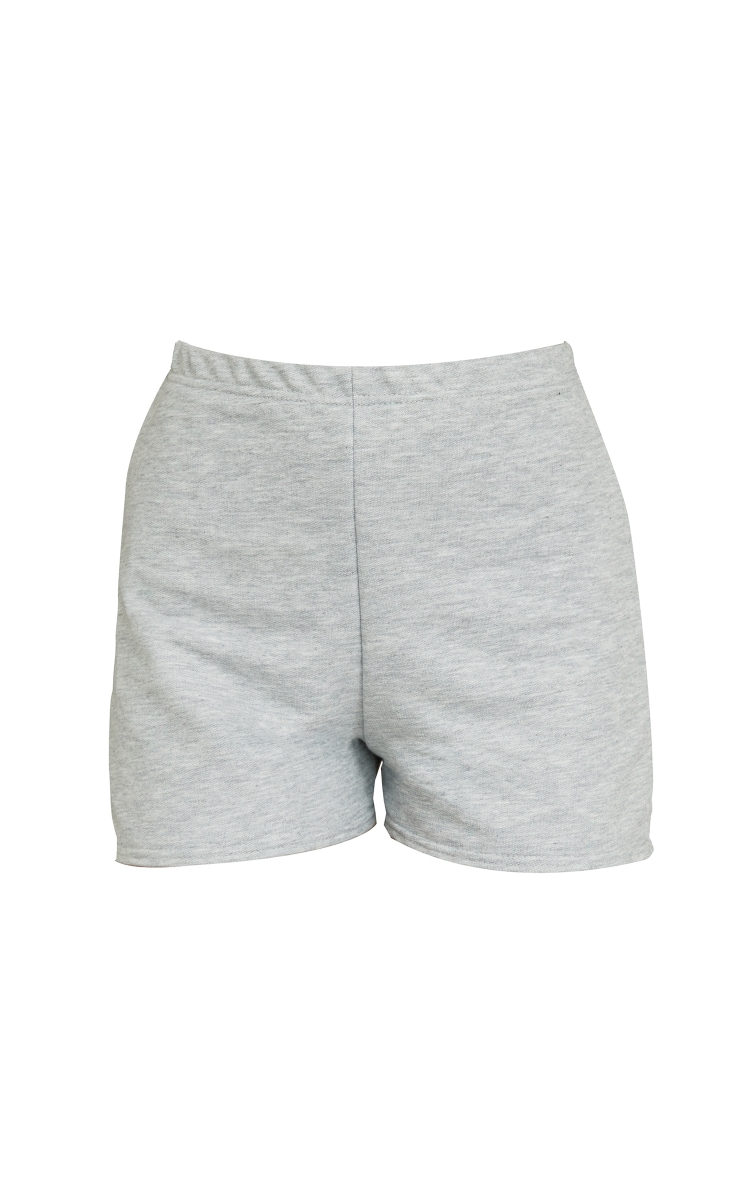 Grey Marl Basic Sweat Shorts image 6