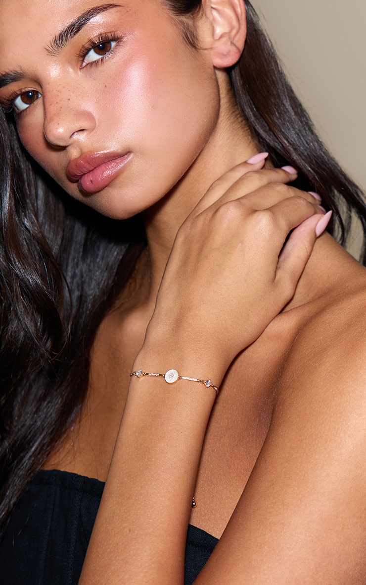 Gold Pearlescent Bracelet image 1