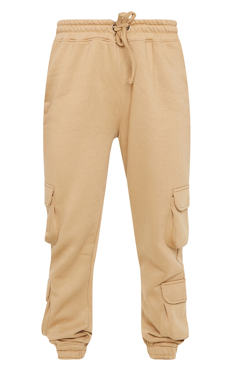 Camel Pocket Detail Joggers Trousers PrettyLittleThing