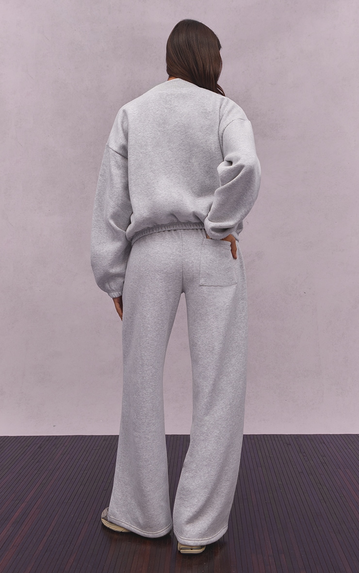 Ash Grey Athletics Club Cotton Fleece Straight Leg Sweatpants image 3