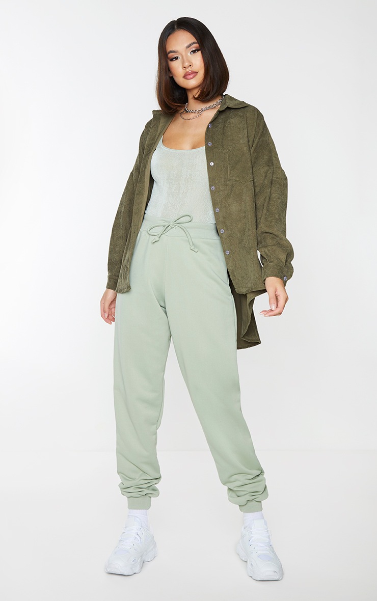Sage Green Ultimate Marl Sweat Joggers