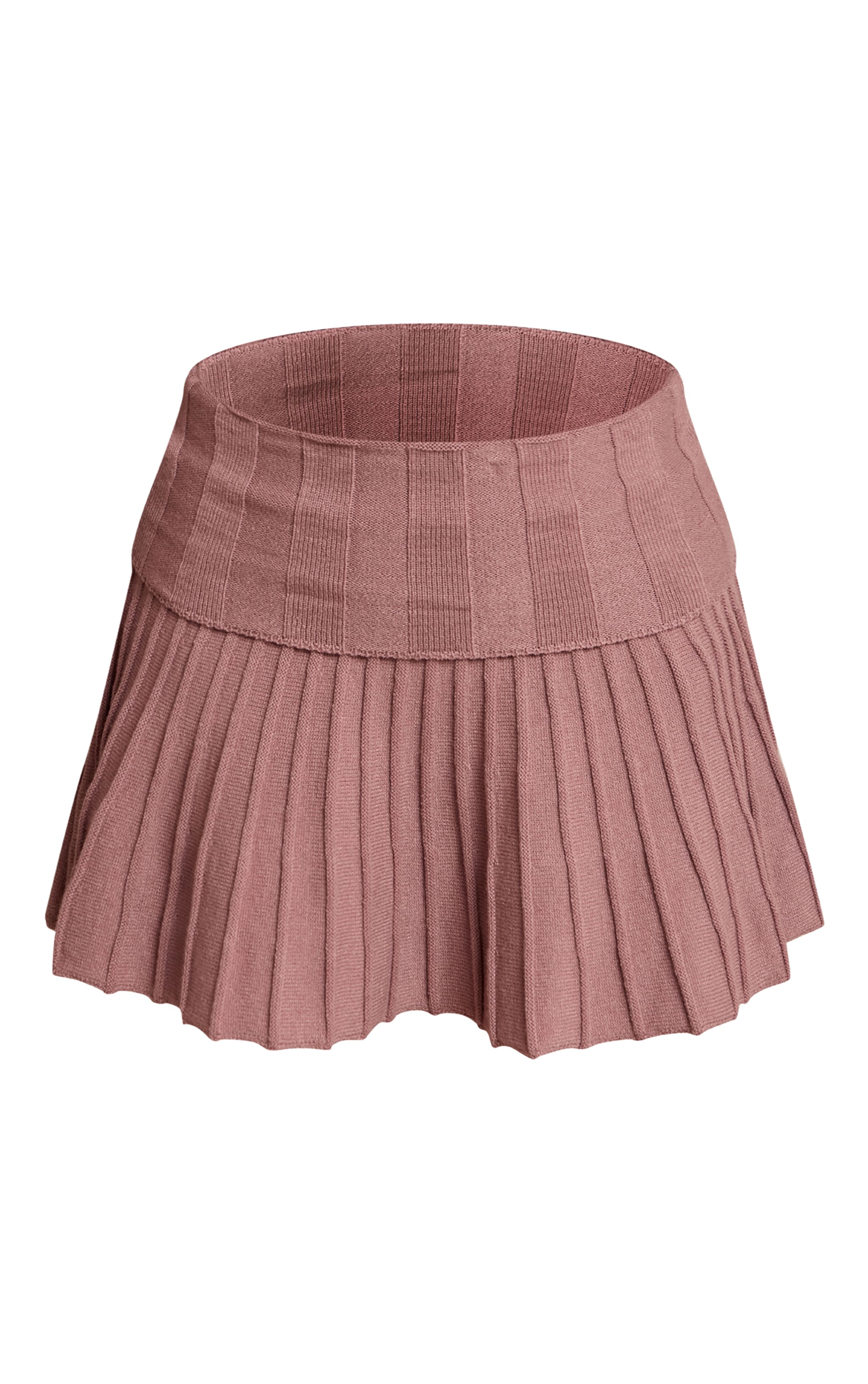 Petite Mocha Foldover Waistband Mini Skirt  image 6