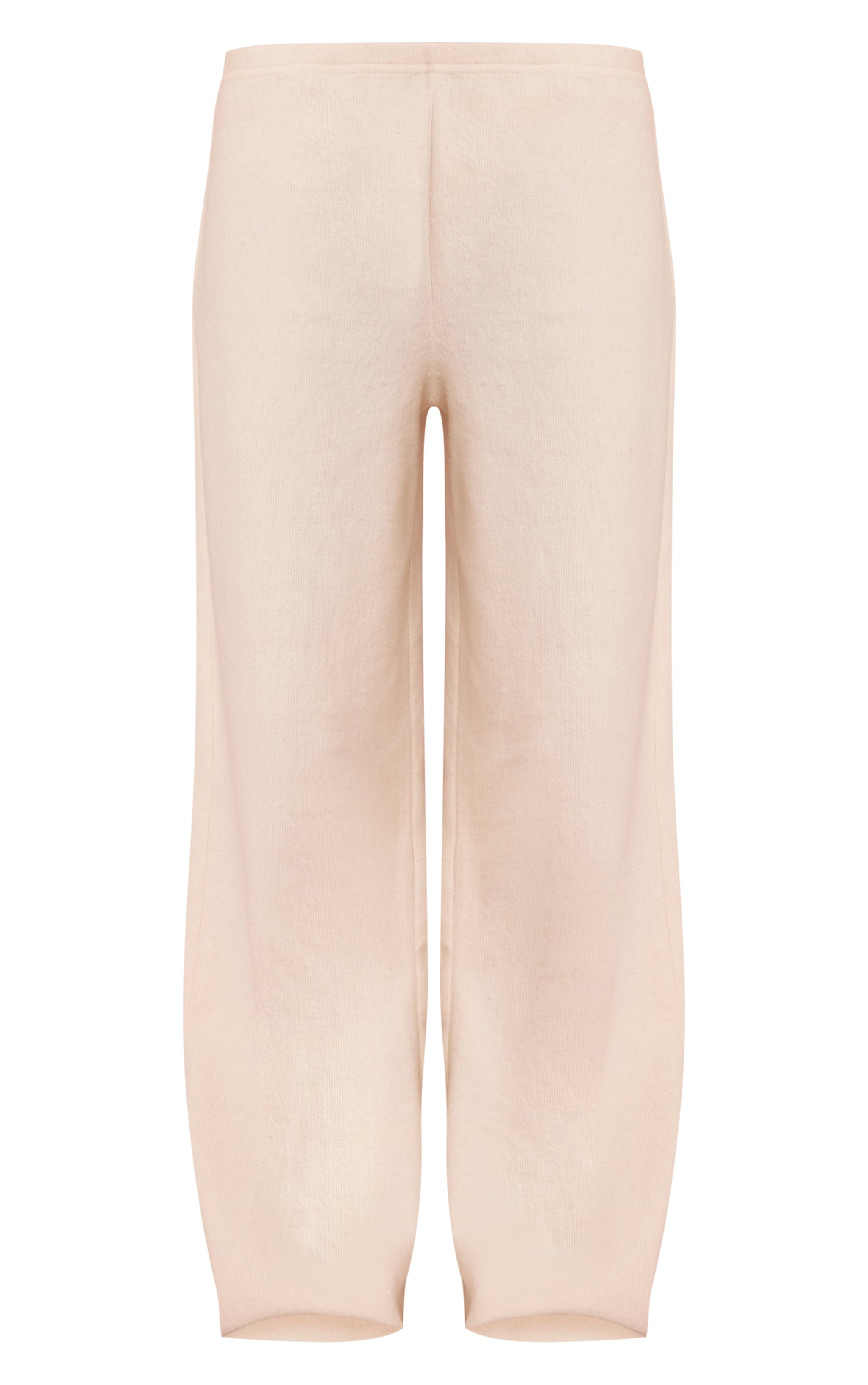 Pantalon épais ample brossé côtelé crème image 5