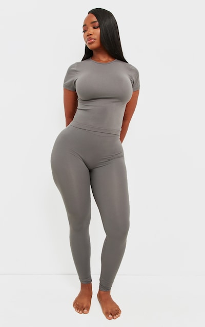 Shape Charcoal Stretch Seamless Leggings
