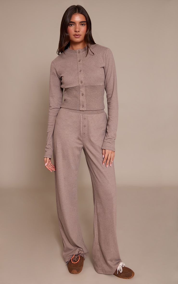 Mushroom Super Soft Wide Leg Pants image 1