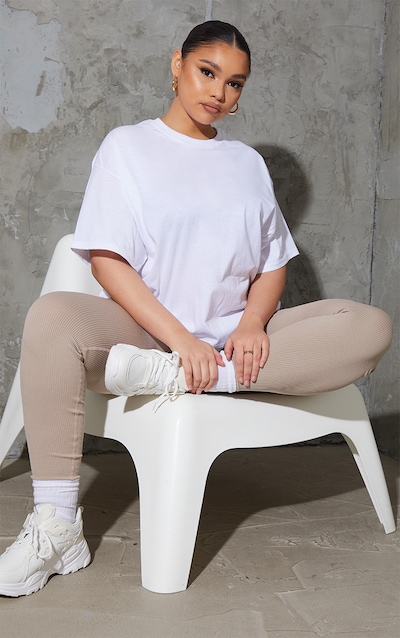 Plus Ultimate White Oversized T Shirt