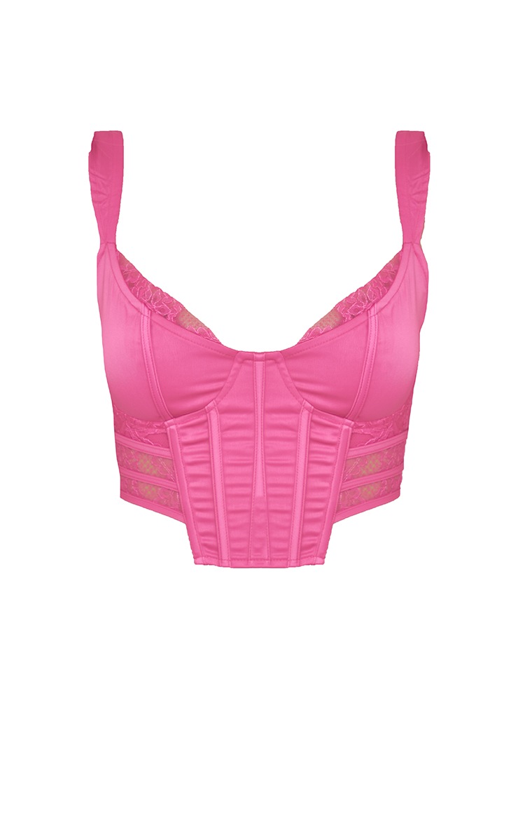 Pink Fringed Corset