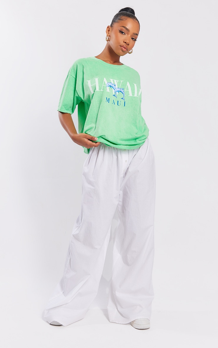 Green Maui Printed T Shirt image 3