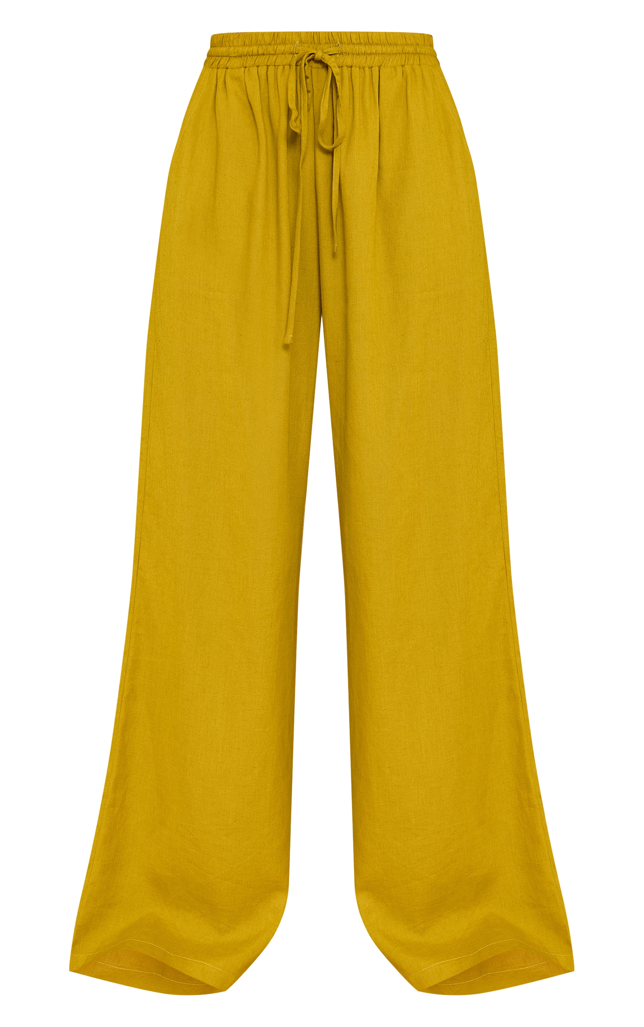 【U LAN】Dirty Painting Line Wide Pants XCVI Pia Effortless Linen Wide-Leg Pant