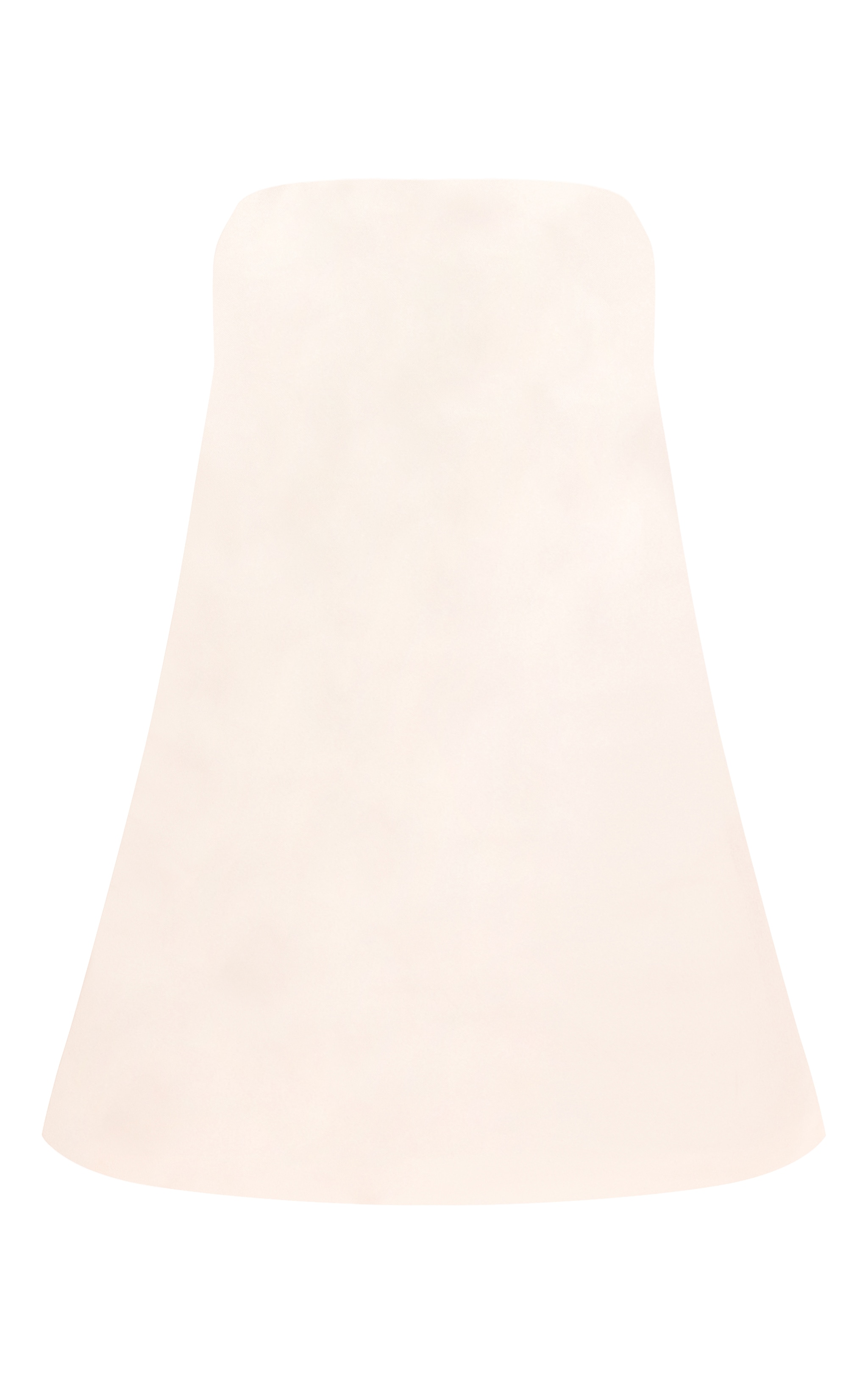 Robe de tailleur bustier droite tissée crème image 5