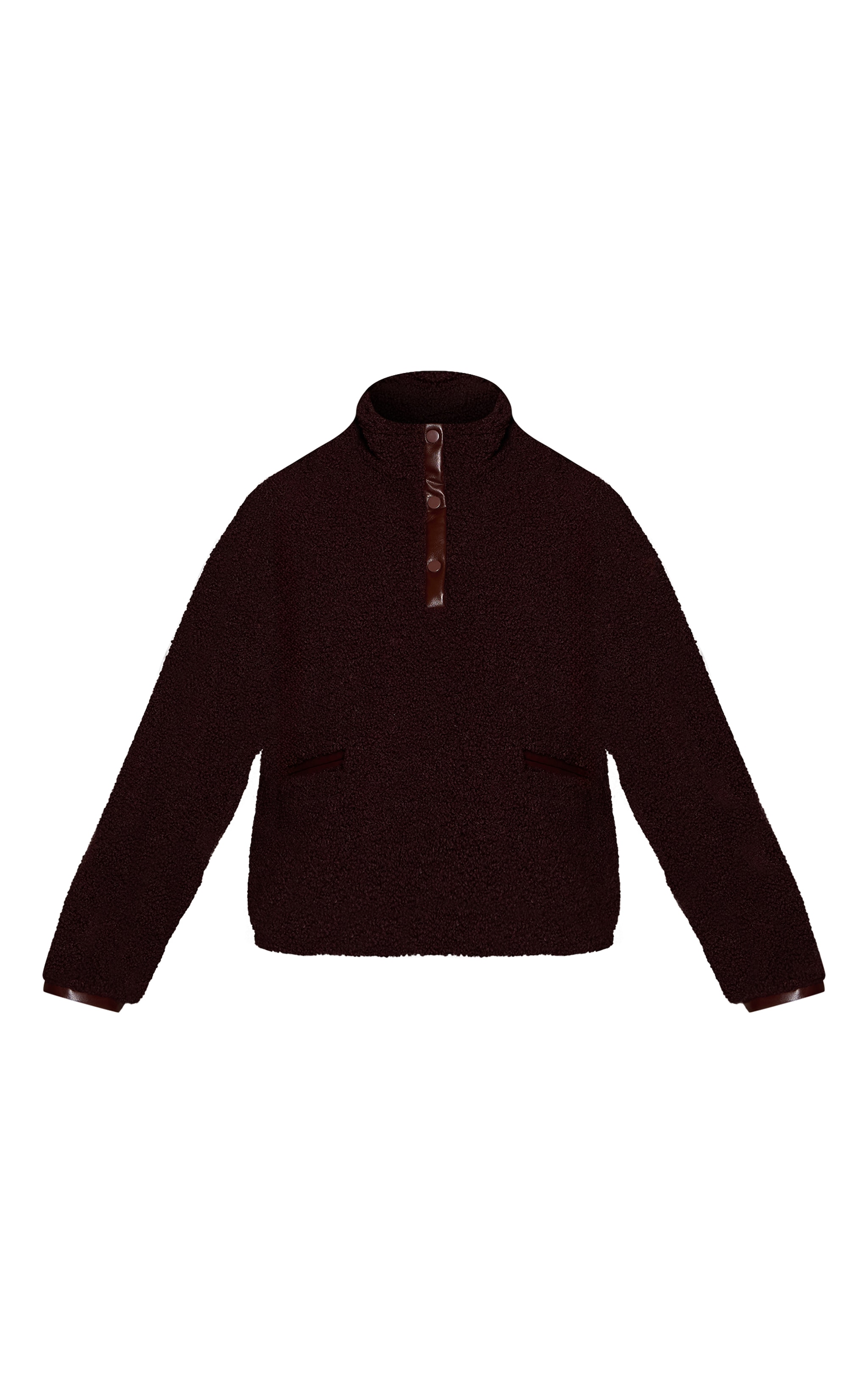 Chocolate Plum Half Zip Fleece  image 5