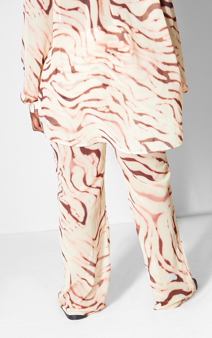 Plus Multi Print Beach Flares image 1