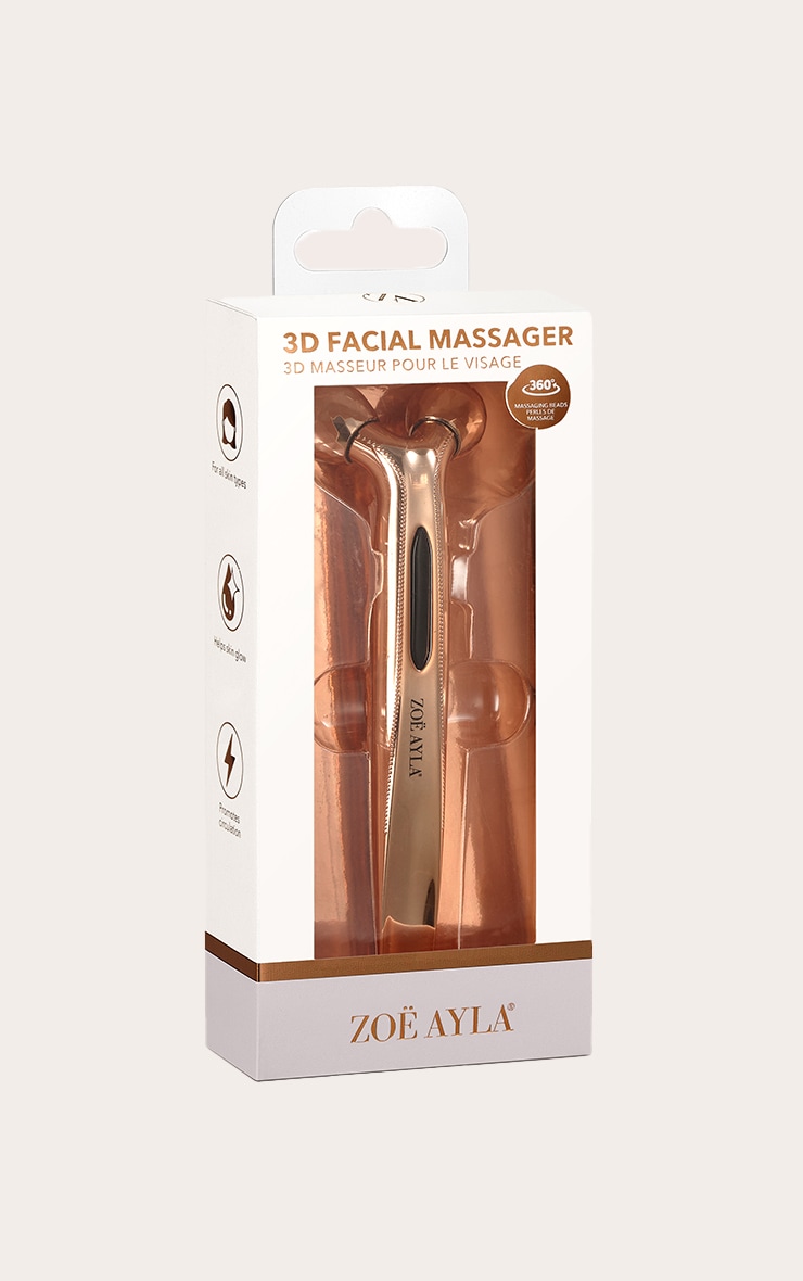 Zoe Ayla Mini rouleau de massage pour le visage 3D image 2