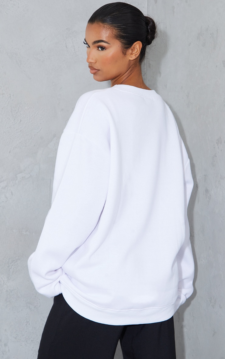 White Ultimate Oversized Sweatshirt