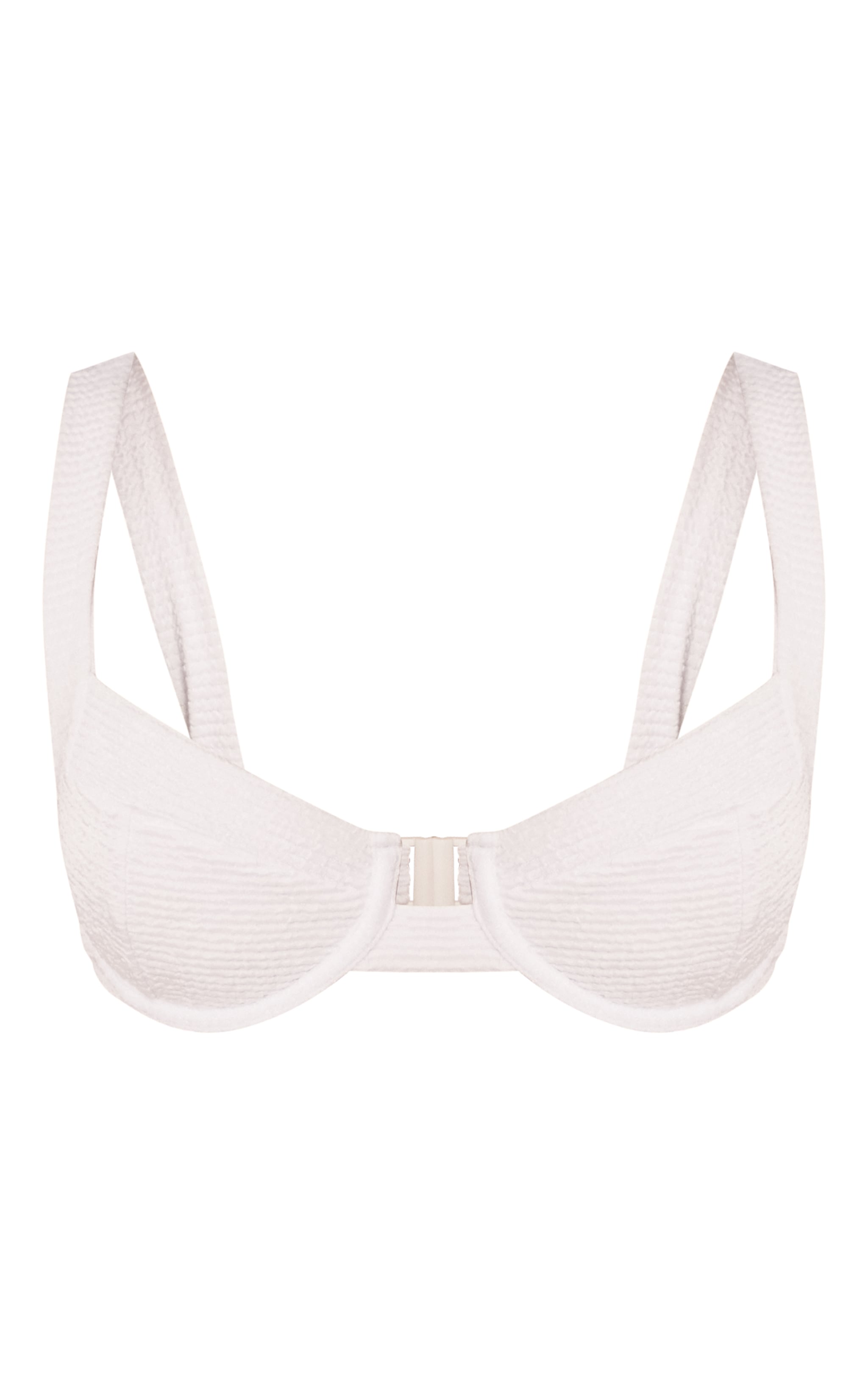 Mini bas de maillot de bain tanga crêpé blanc image 5