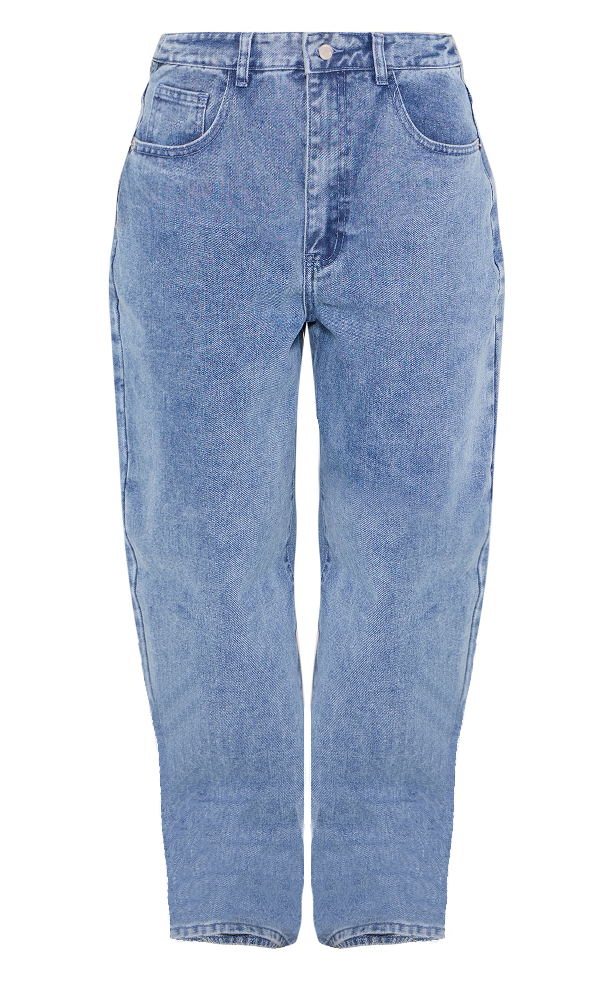 Jean style boyfriend vintage moyennement délavé à taille tombante dans le dos image 5