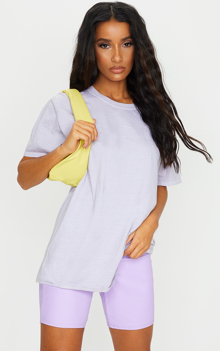 Light Grey Oversized Washed T Shirt