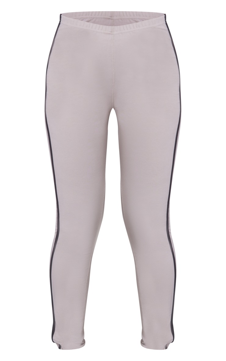 Stone Basic Jersey Side Stripe Leggings image 5