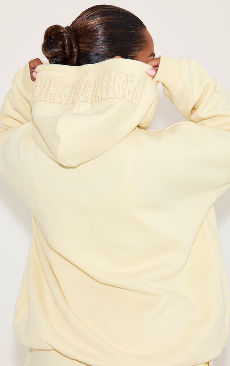 Shape PRETTYLITTLETHING Lemon Hoodie image 2