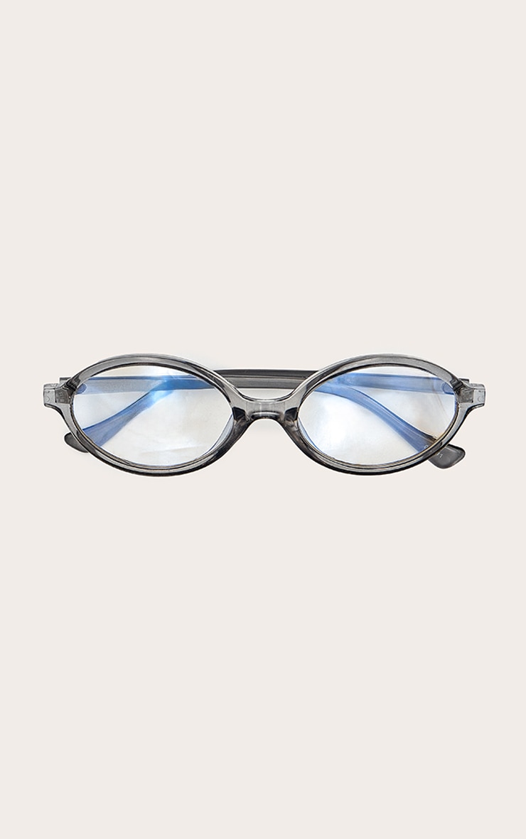 Grey Round Blue Light Readers image 3
