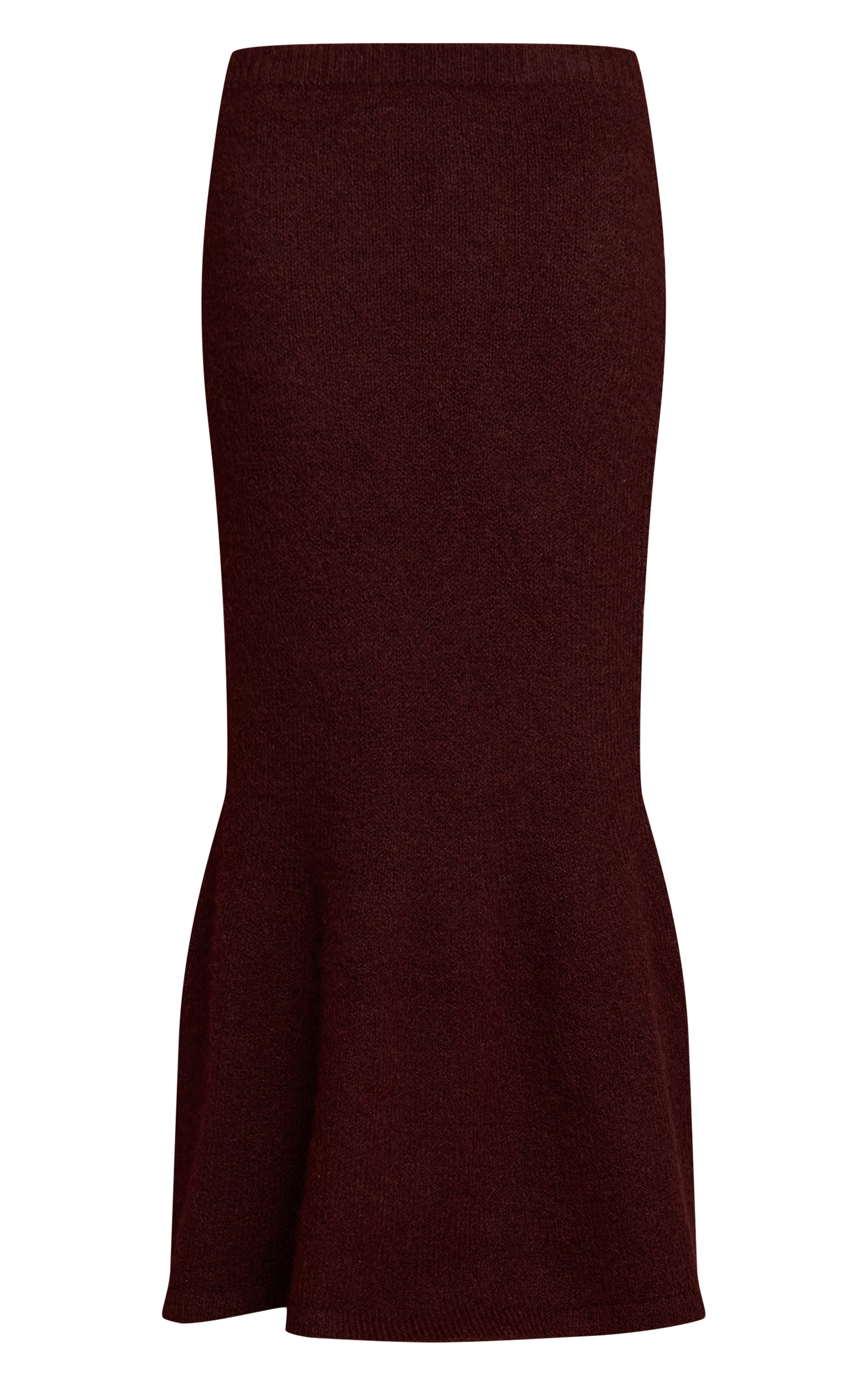 Brown Knitted Maxi Skirt image 5