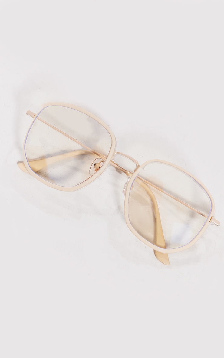 White Matte Frame Blue Light Readers image 2