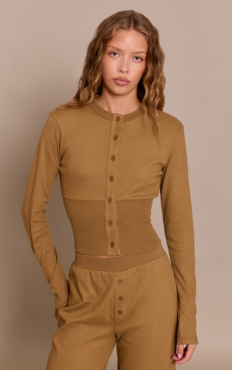 Taupe Super Soft Top image 1