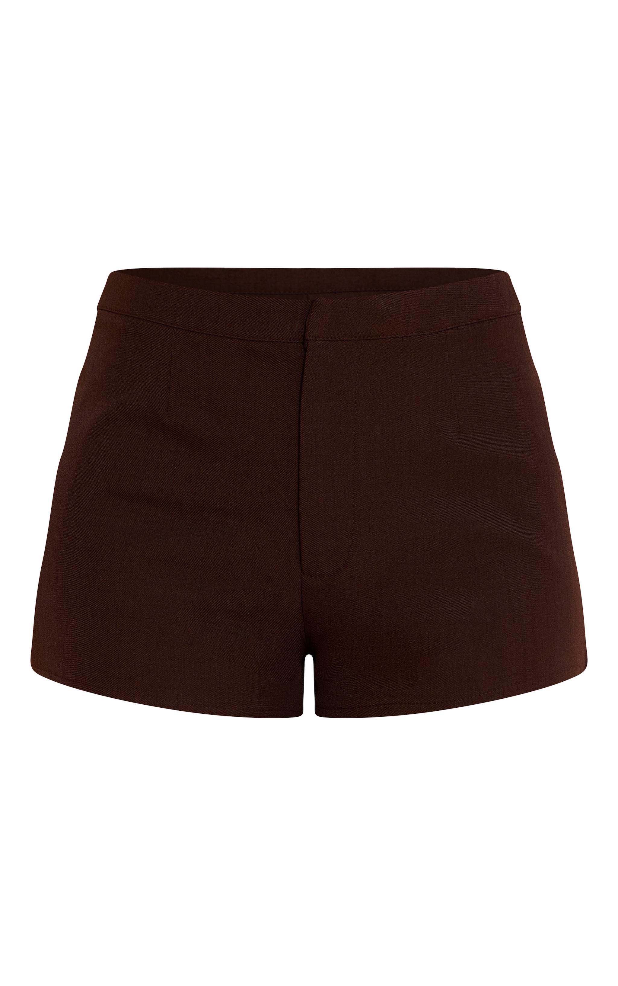 Mini short de tailleur chocolat profond image 6