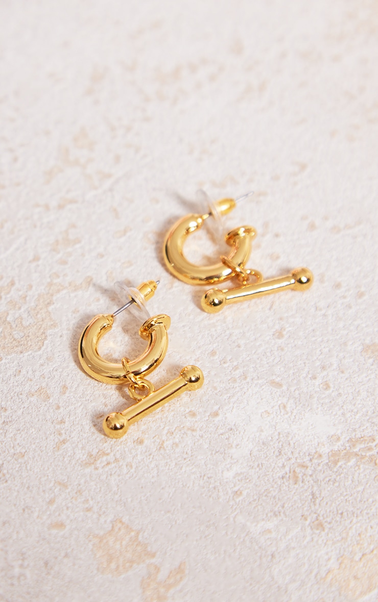 Gold clearance plated hoop