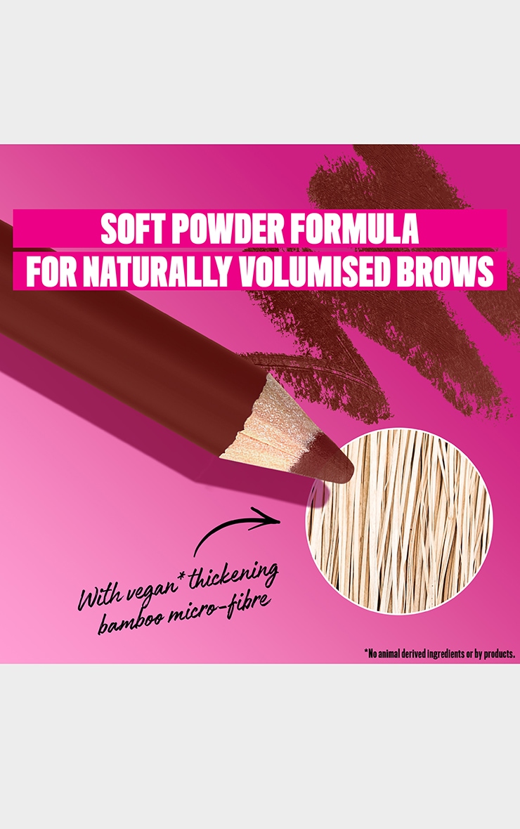 Nyx Professional Makeup Powder Louder Brow Pencil - Black Cherry image 4