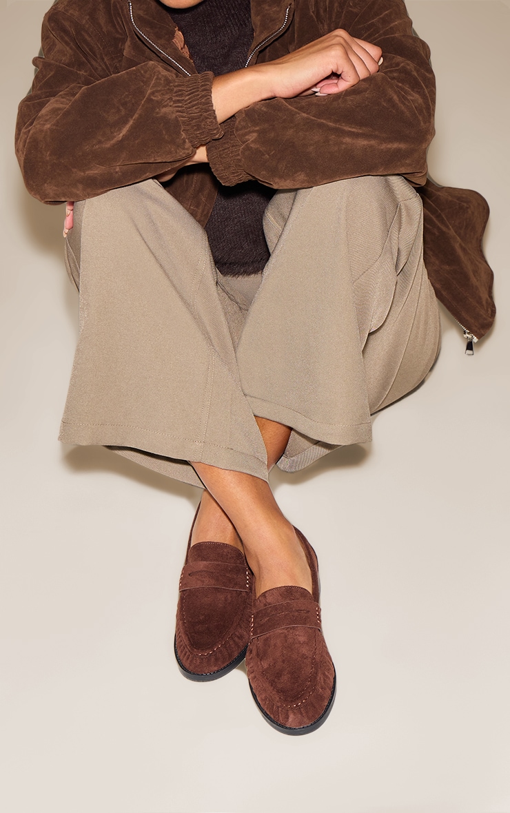 Chocolate Suede Loafer