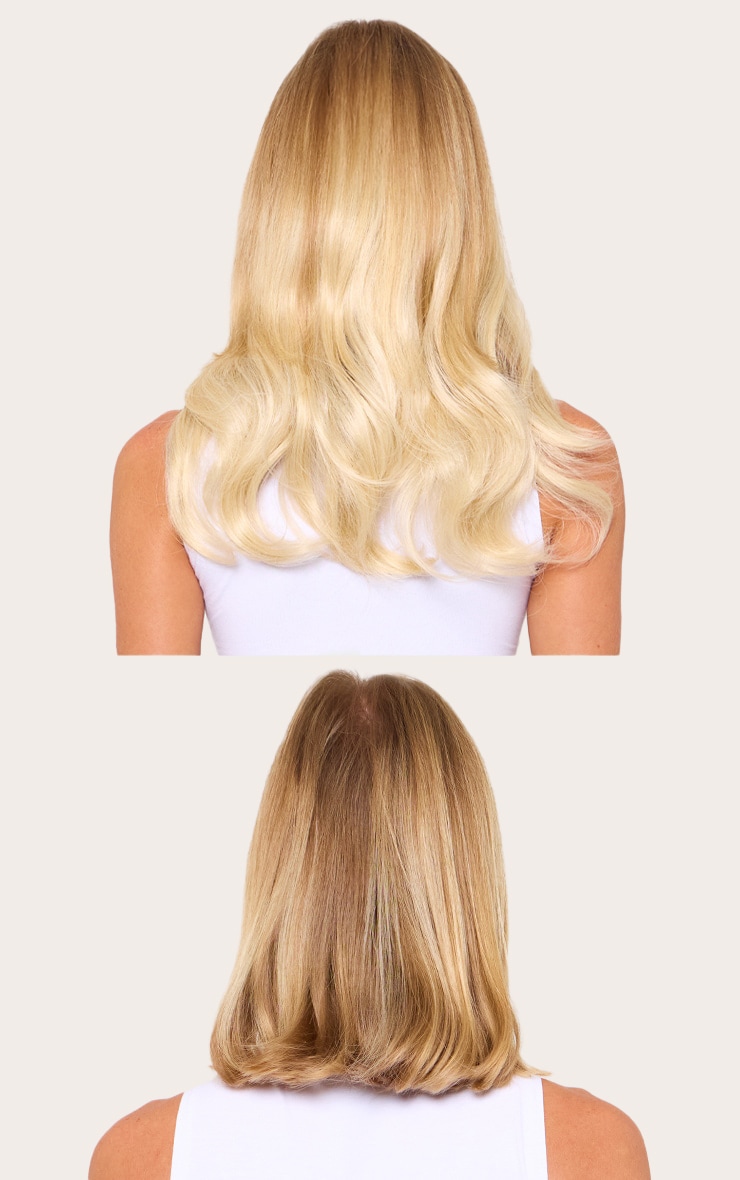 Lullabellz 18" Hidden Halo Blow Dry Hair Extensions - California Blonde image 4