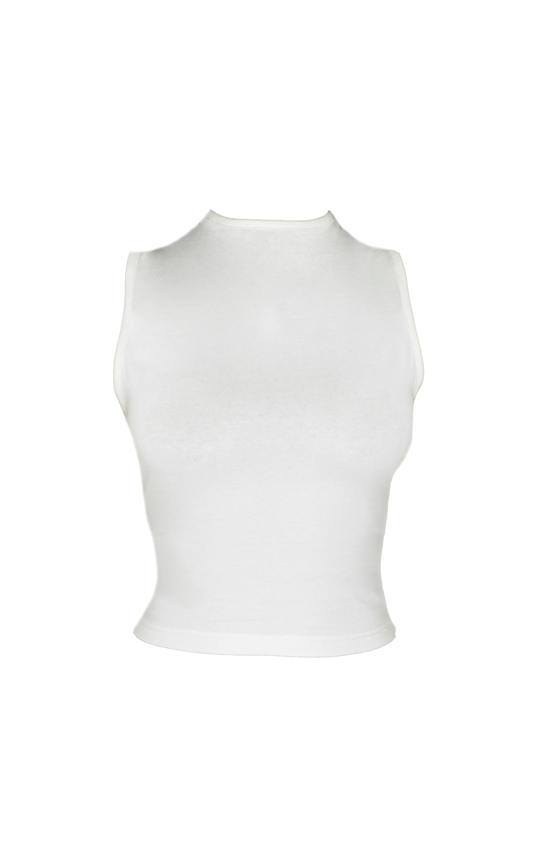 Petite Cream Open Back Sleeveless Top image 1