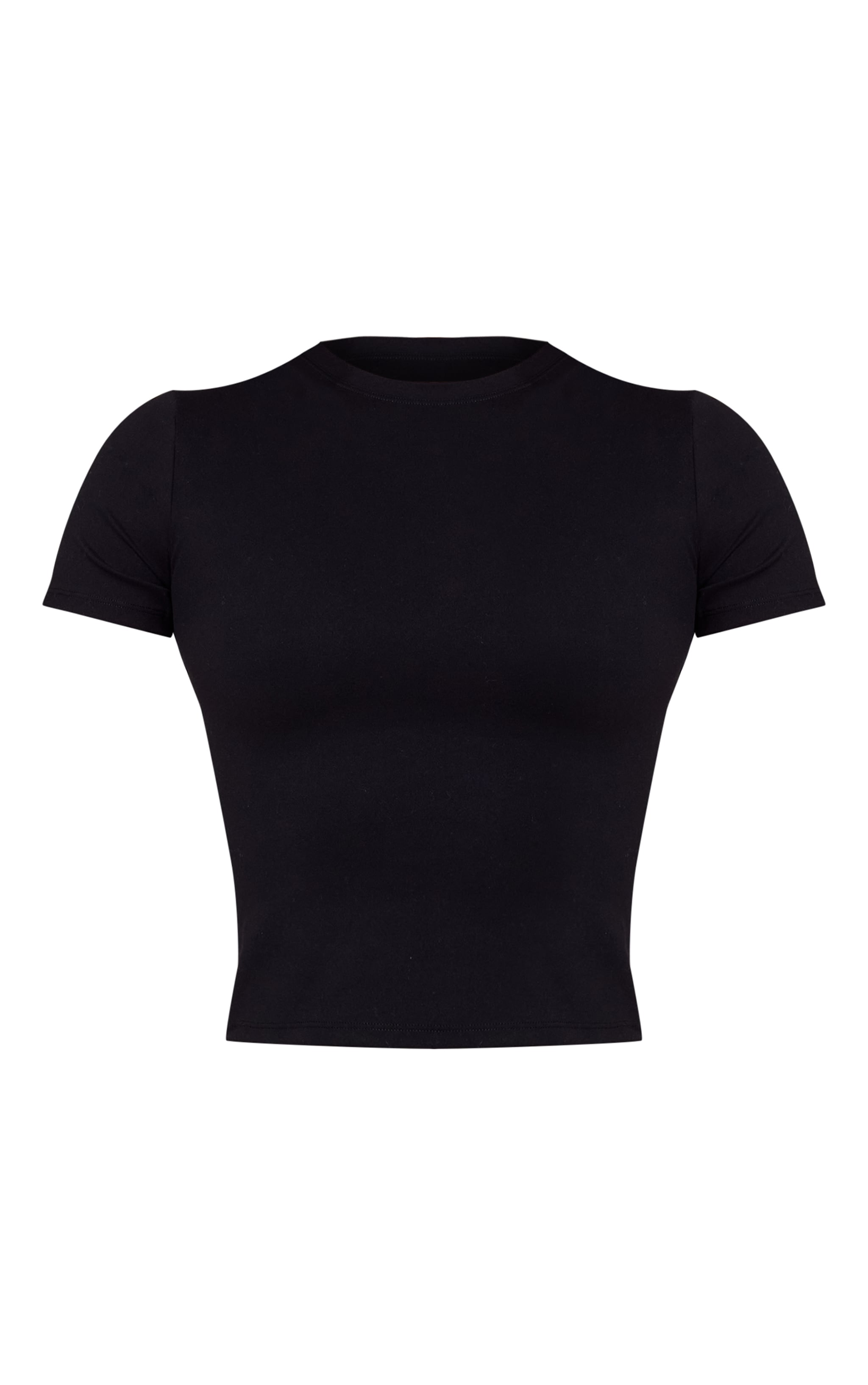 Top de sport ultime long en Sculpt noir à manches courtes image 5