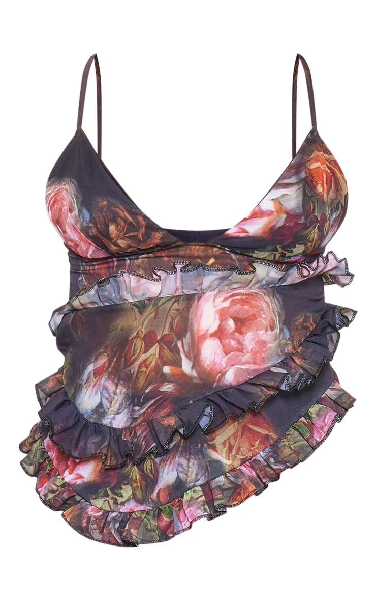 Débardeur à imprimé floral pour femmes en Pink
