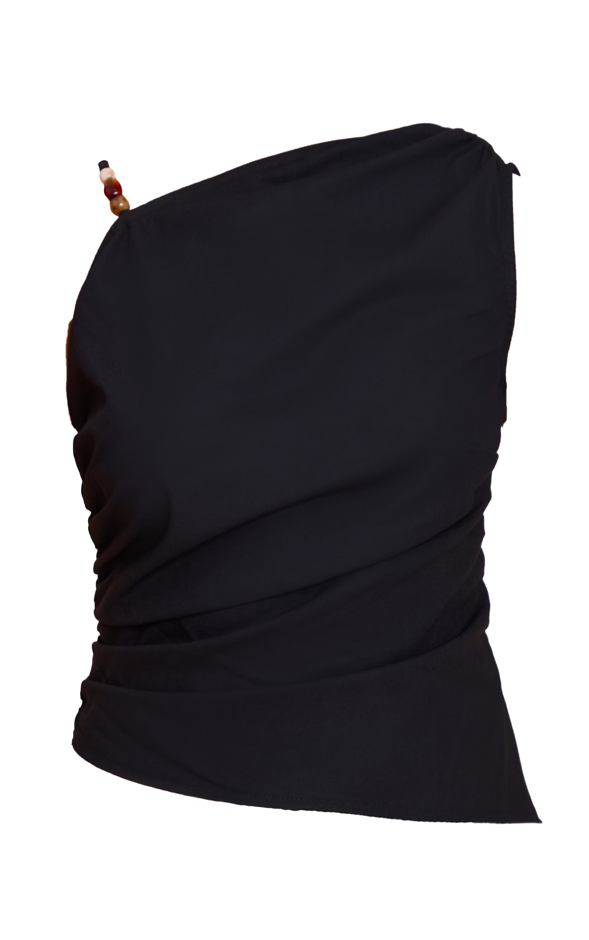 Black Trim Detail Asymmetric Top image 5