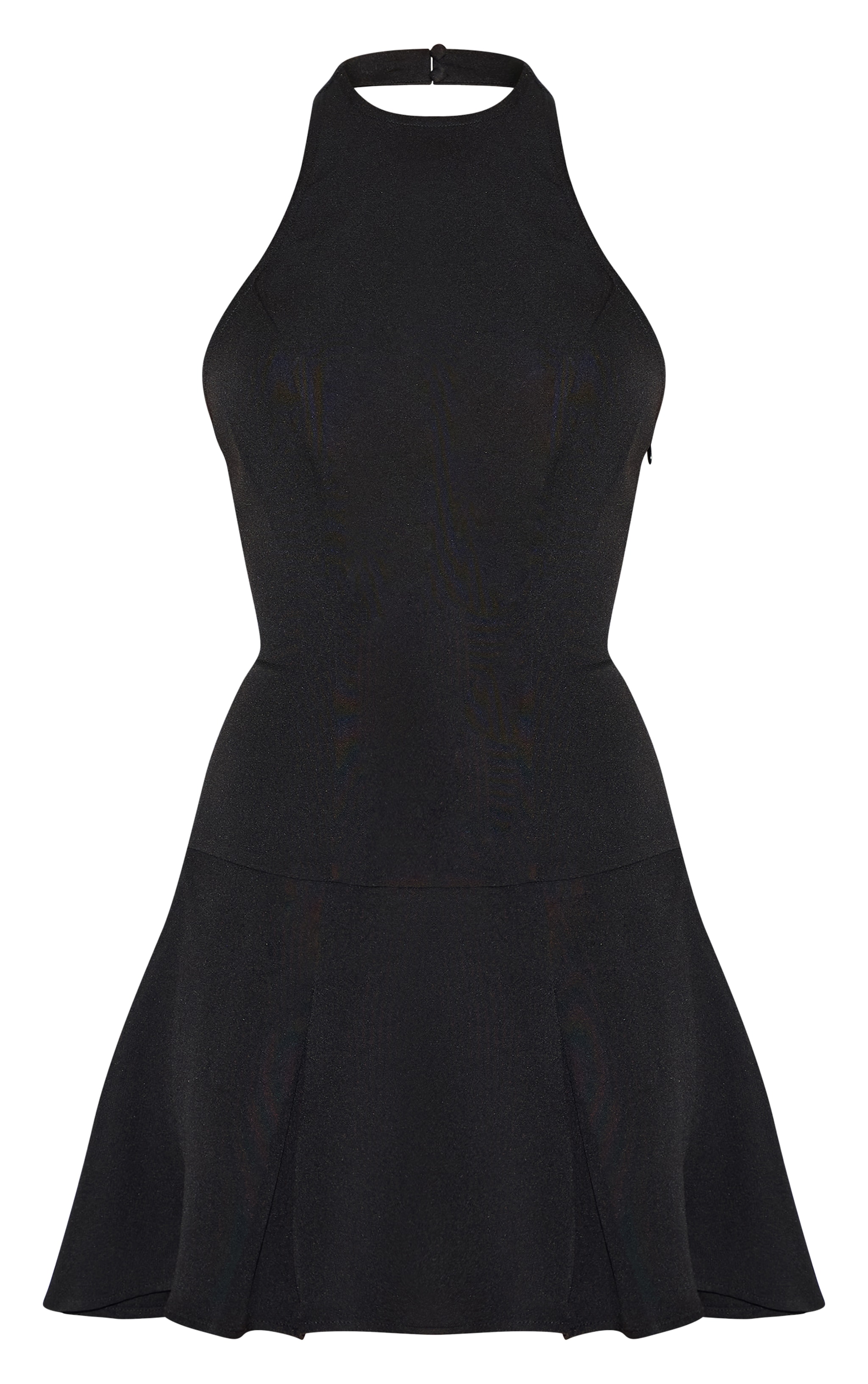 Petite Black Halterneck Shift Dress image 5